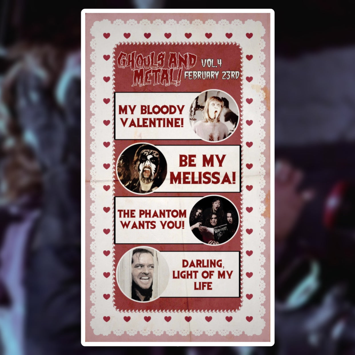 Ghouls and Metal Valentines Cards Vol. 4